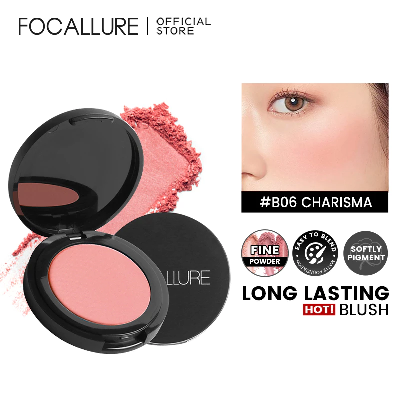 Phấn Má Hồng Focallure Trang Điểm Tự Nhiên 2.8g