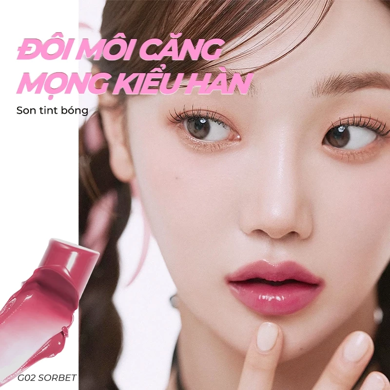 Son Bóng Sace Lady Airy Fresh Flasting Water Tint Lipstick 1.8g