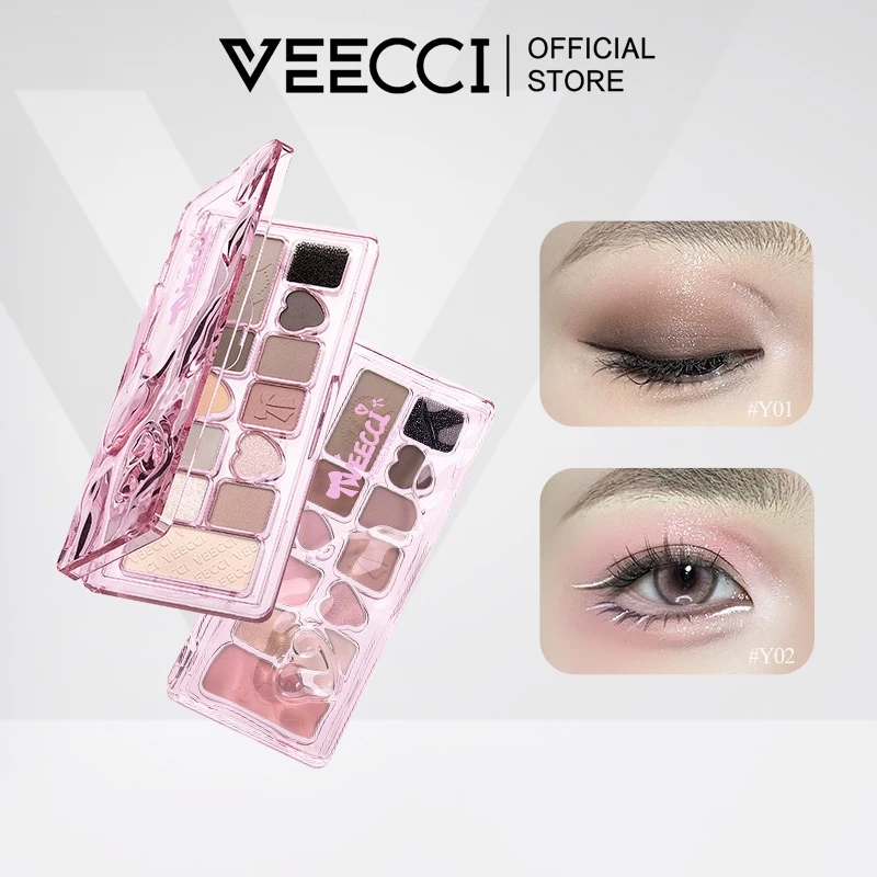 Bảng Phấn Mắt Veecci 11 Ô Ánh Ngọc Trai Lì Đa Chức Năng 9.3g