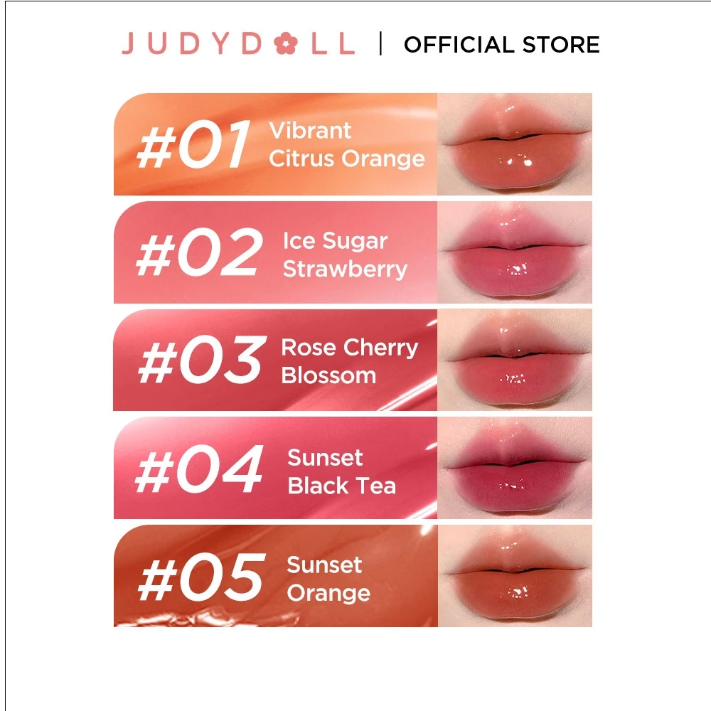 Son Tint Judydoll Căng Bóng Mát Lạnh Ice-Iron Watery Lip Gloss 2.4g
