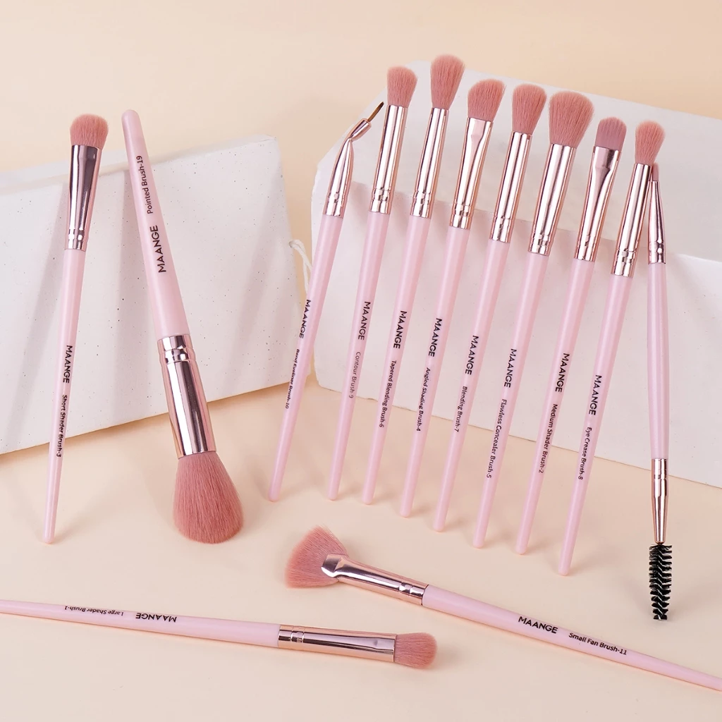 Bộ 13 Cọ Trang Điểm Maange Cao Cấp (Không Kèm Hộp) 5818HQ Đen