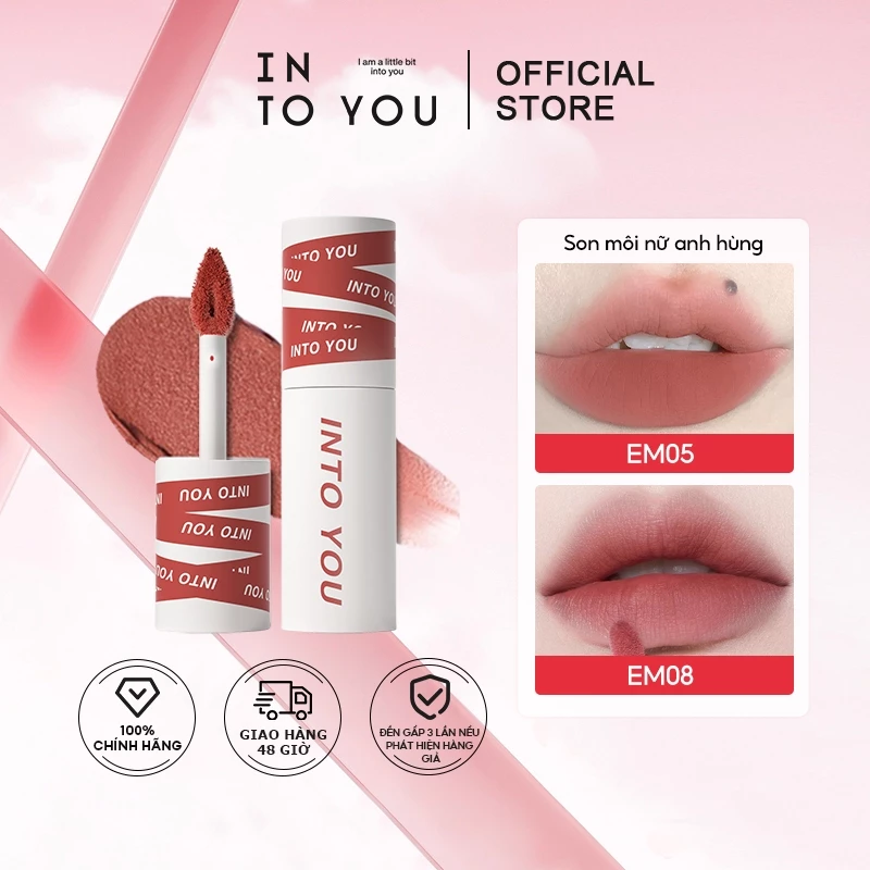 Son Kem Bùn & Má Hồng Into You Shero Super Matte Lip & Cheek Mud 2g