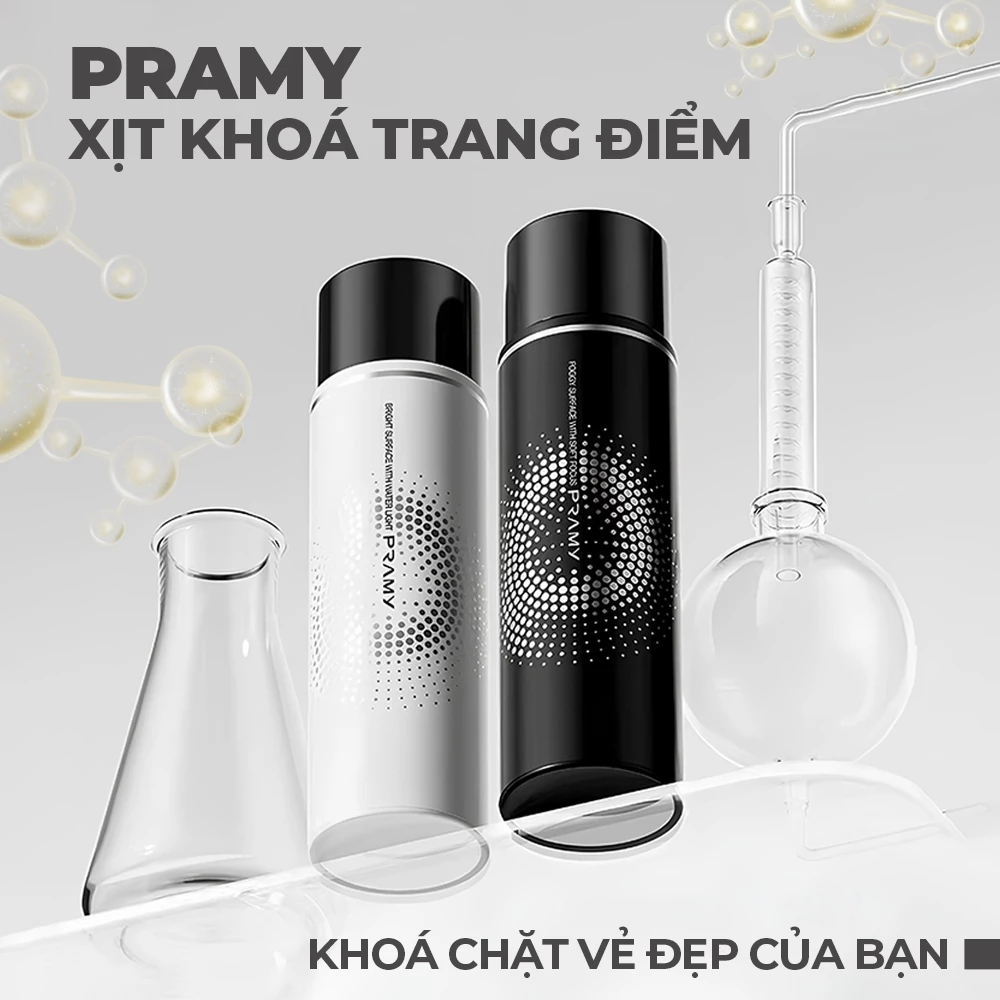 Xịt Khoá Makeup Pramy Cố Định Trang Điểm 100ml