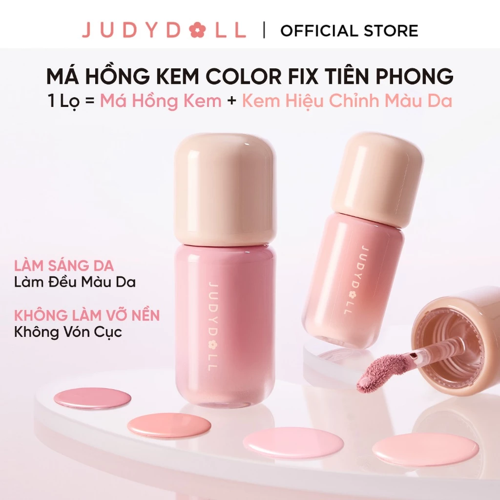 Má Hồng Kem Judydoll Blush Lotion Che Quầng Thâm 5g