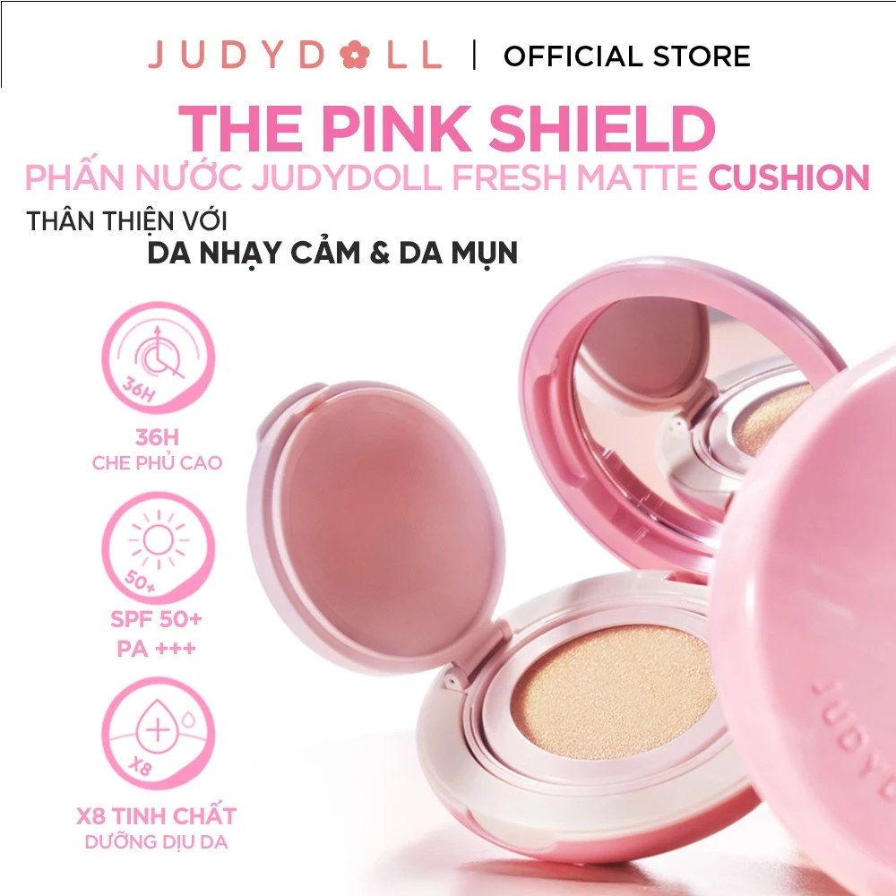 Phấn Nước Judydoll Fresh Matte Cushion Mịn Lì 12.5g