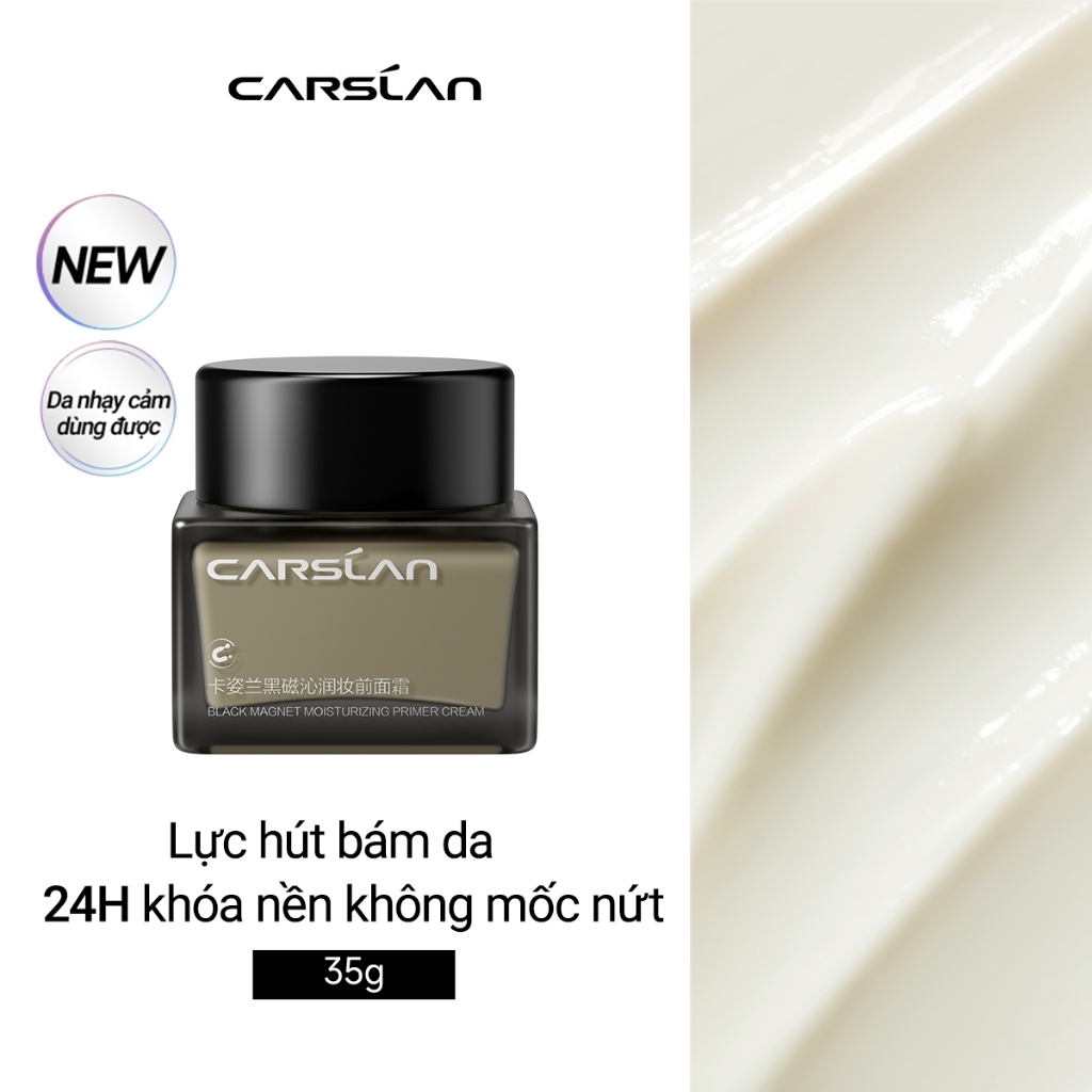 Kem Lót Dưỡng Ẩm Nam Châm Carslan Black 35g
