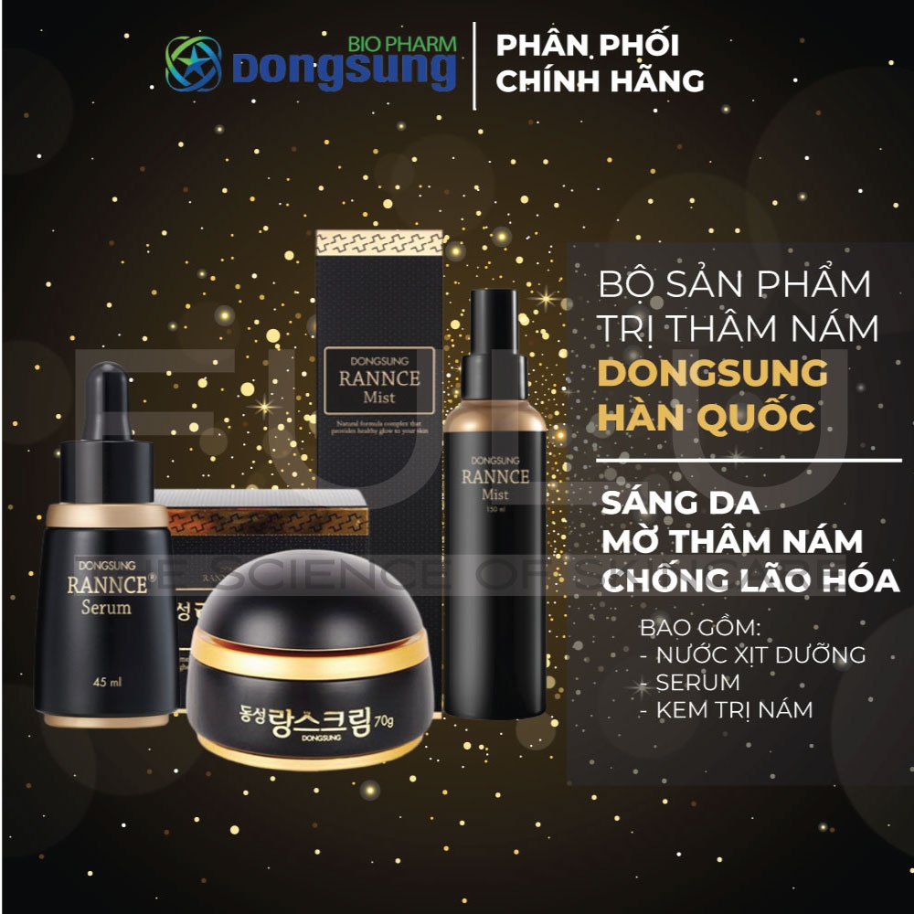 Sản Phẩm Dưỡng Da Hỗ Trợ Trắng Sáng, Giảm Thâm Nám Dongsung Rannce