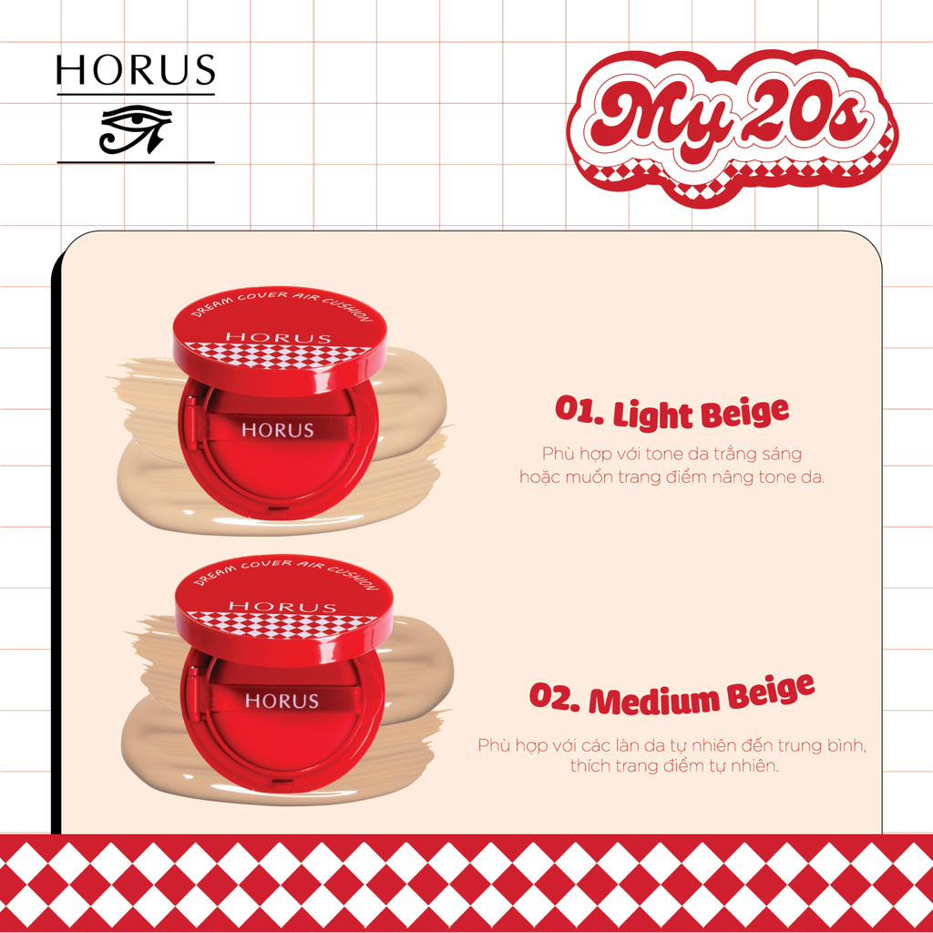 Phấn nước Horus Dream Cover Air Cushion 12.5g