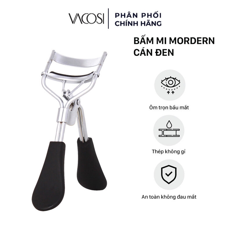 Bấm Mi Vacosi Modern Lash Curler Cán Đen - BM03