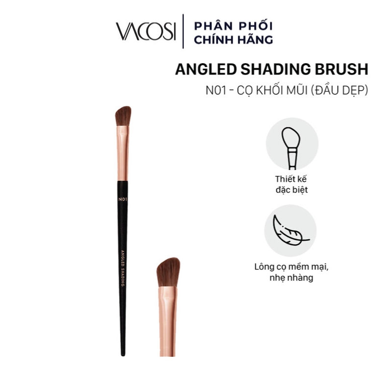Cọ Tạo Khối Mũi Vacosi Đầu Dẹp - N01