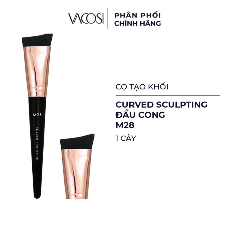 Cọ Tạo Khối Vacosi Đầu Cong - M28