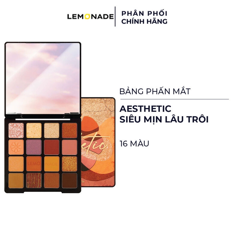 Bảng Phấn Mắt 16 Ô Lemonade Aesthetic Eyeshadow Palette 20.8g