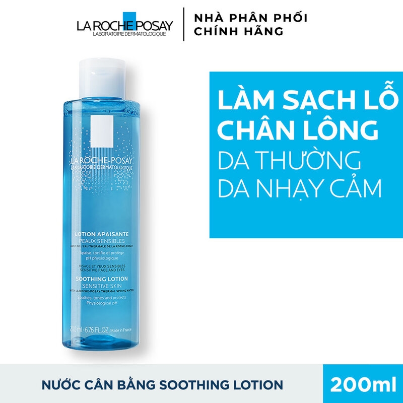 Nước Cân Bằng La Roche-Posay Giàu Khoáng Da Nhạy Cảm Soothing Lotion Sensitive Skin 200ml