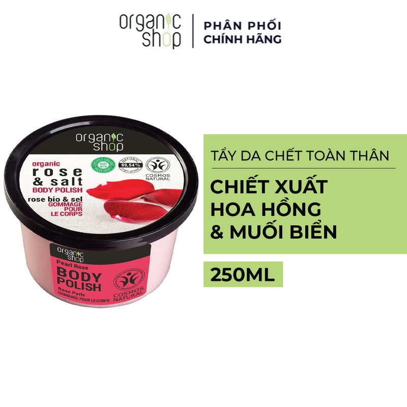 Tẩy Da Chết Toàn Thân Organic Shop Body Scrub 250ml