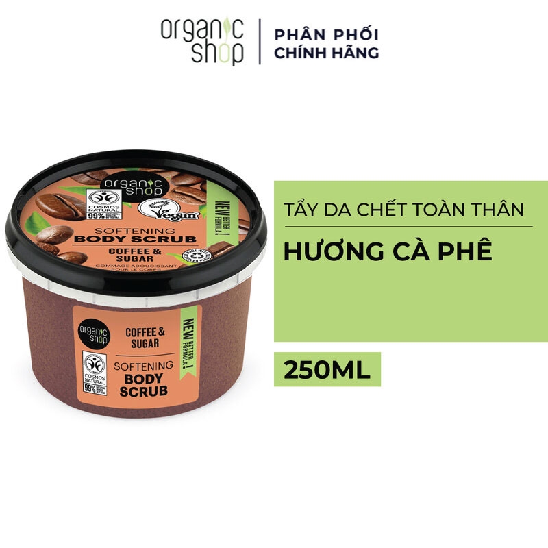 Tẩy Da Chết Toàn Thân Organic Shop Body Scrub 250ml