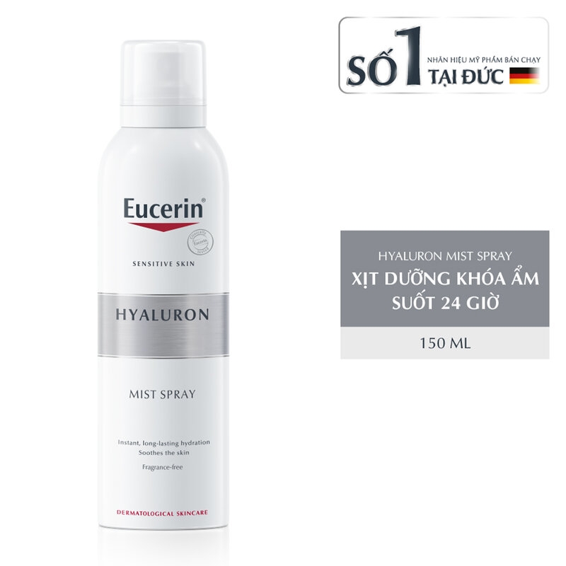 Xịt Dưỡng Ẩm Eucerin Giảm Nếp Nhăn Hyaluron Mist Spray