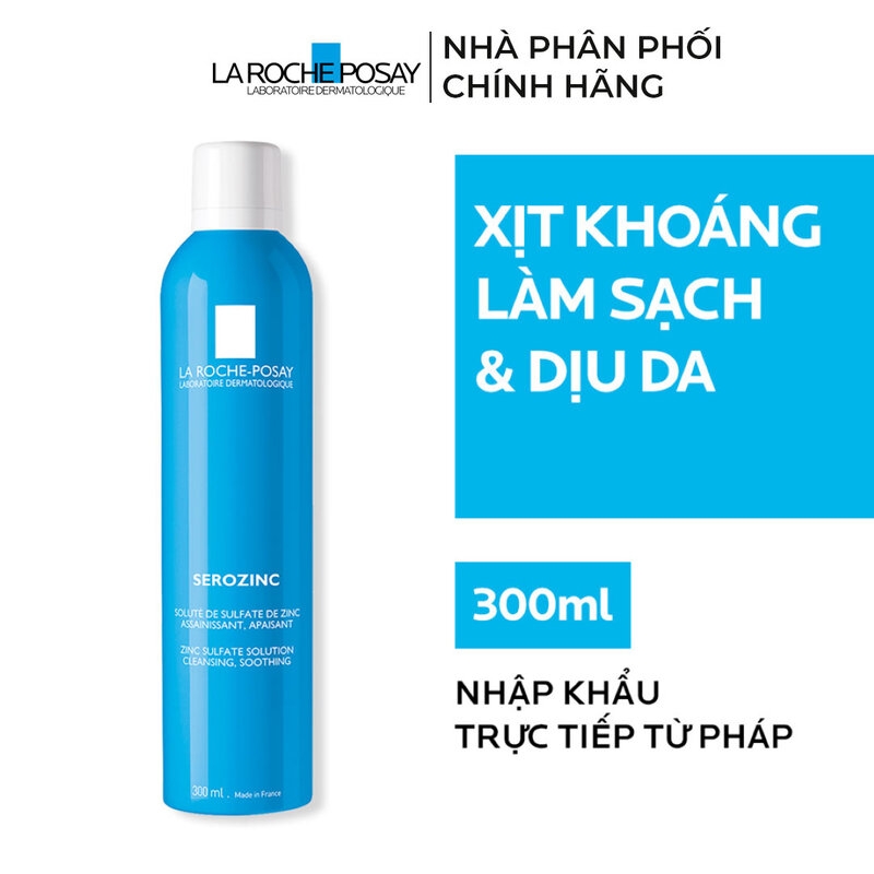 Nước Xịt Khoáng La Roche-Posay Serozinc Làm Sạch & Giảm Bóng Nhờn