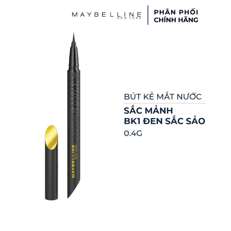 Bút Kẻ Mắt Nước Maybelline New York Hyper Sharp Extreme Liner 0.4g .#BK-1 Ultra Black