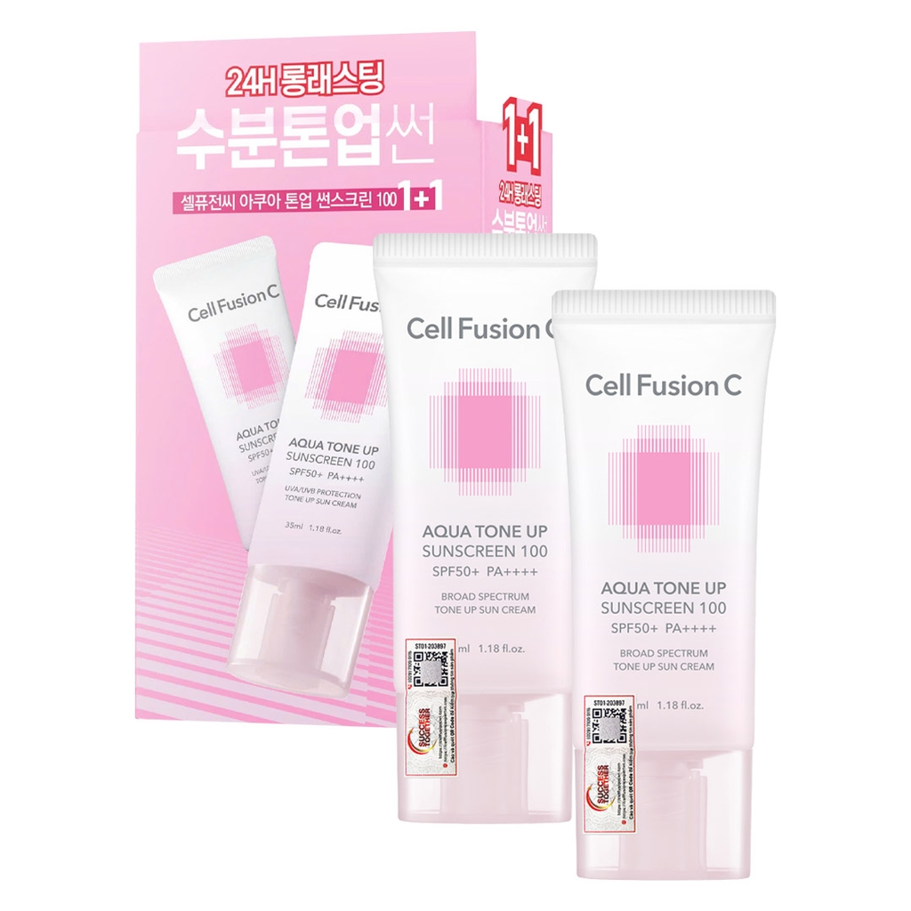 Kem Chống Nắng Cell Fusion C Nâng Tông Cấp Ẩm