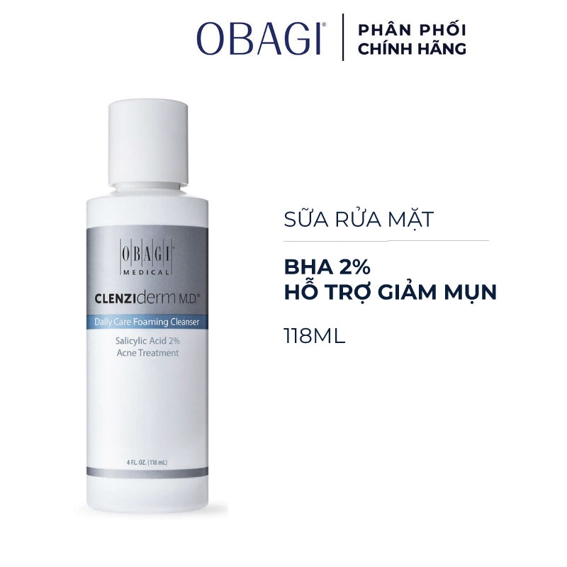 Sữa Rửa Mặt Obagi Hỗ Trợ Giảm Mụn 118ml