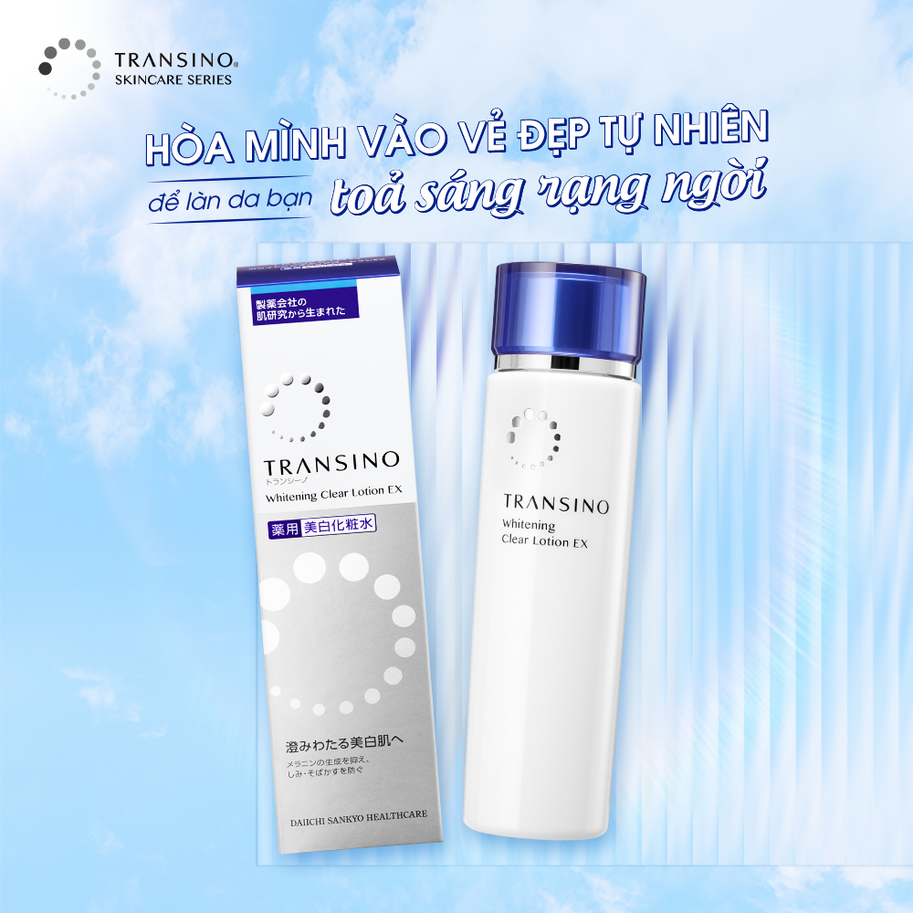 Nước Hoa Hồng Dưỡng Trắng Da Transino Whitening Clear Lotion EX 150ml