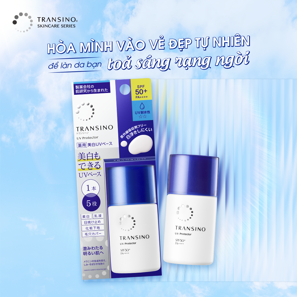 Sữa Chống Nắng Transino UV Protector Bảo Vệ Da Và Ngăn Chặn Hình Thành Nám 30ml