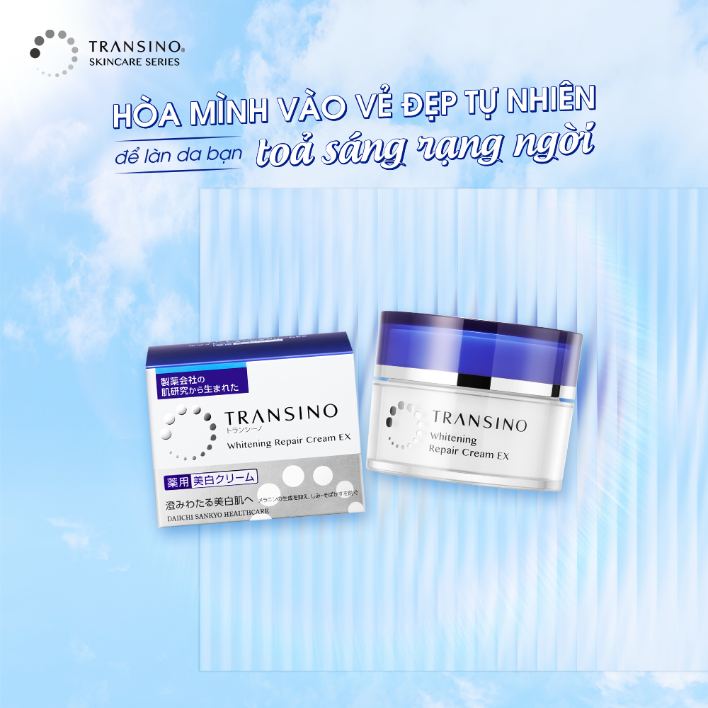 Kem Phục Hồi Dưỡng Trắng Da Transino Whitening Repair Cream EX 35g