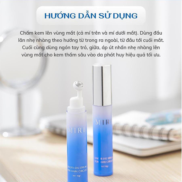Serum Miri Reduce Dark Circles Under Eyes Dành Cho Da Bị Thâm Quầng Mắt 10g