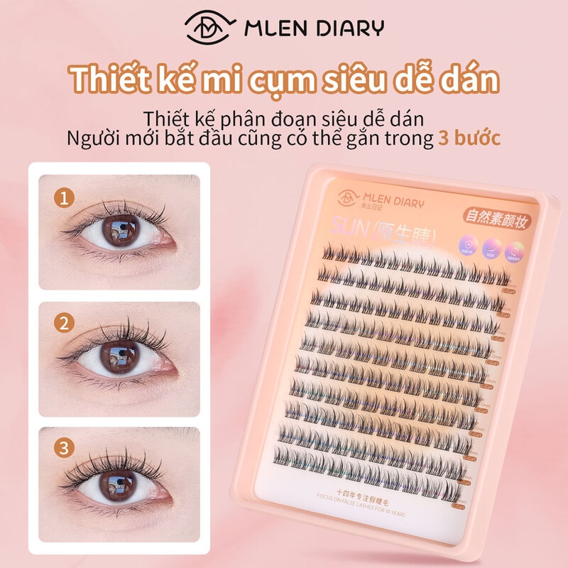 Lông Mi Giả Mlen Diary Mặt Trời
