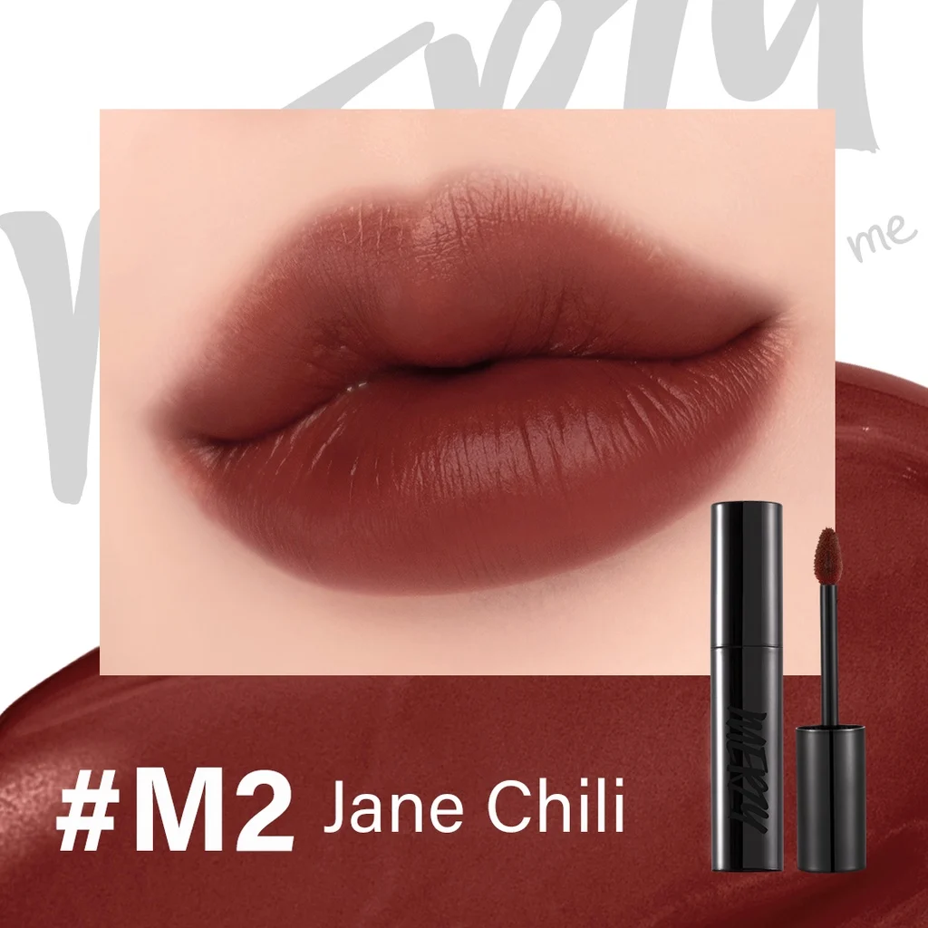 Son Kem Lì Merzy Noir In The Mellow Tint 4g #M2 Đỏ Nâu Gạch