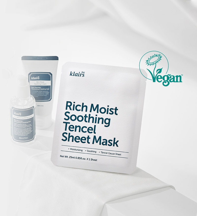 Mặt Nạ Dear Klairs Dưỡng Ẩm Và Làm Mịn Da Rich Moist Soothing Tencel Sheet Mask 25ml