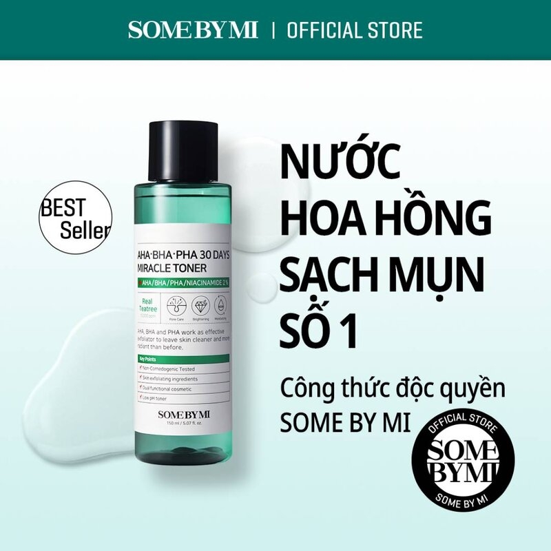Nước Hoa Hồng Some By Mi AHA-BHA-PHA Cho Da Mụn 150ml