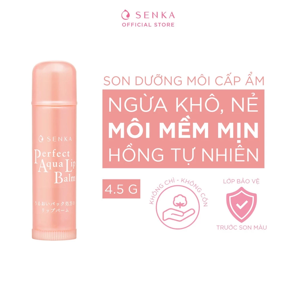 Dưỡng Môi Senka Cấp Ẩm & Ngừa Khô, Nẻ Môi