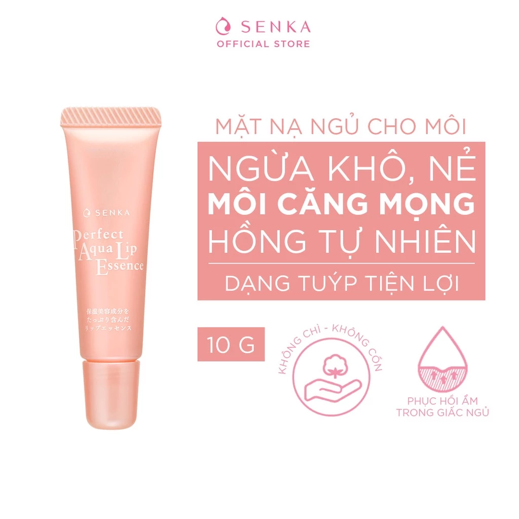 Dưỡng Môi Senka Cấp Ẩm & Ngừa Khô, Nẻ Môi