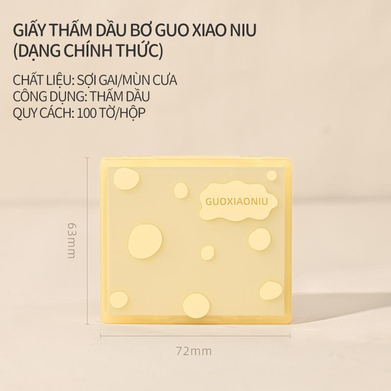 Giấy Thấm Dầu Bơ Butter Blotting Papers 100 Tờ