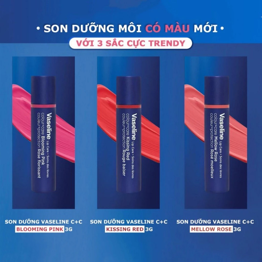 Son Dưỡng Có Màu Vaseline Colour + Care 3g