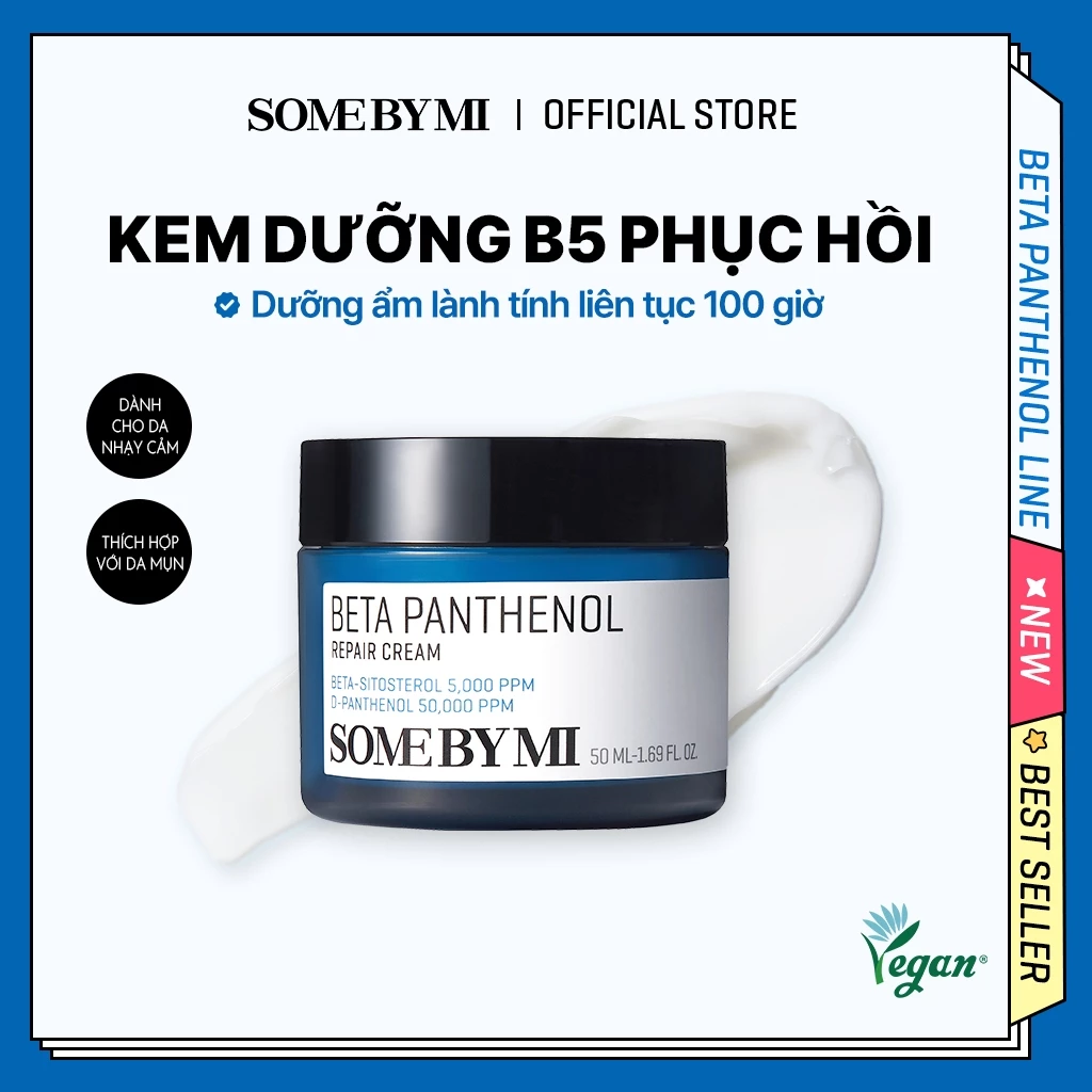 Kem Dưỡng Phục Hồi Some By Mi Beta Panthenol Repair Cream 50ml