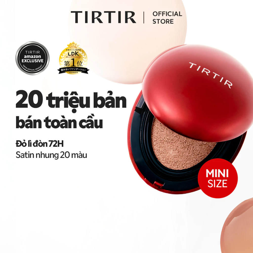 Phấn Nước Tirtir Che Phủ Hoàn Hảo Hiệu Ứng Semi Matte Mask Fit Red Cushion 4.5g