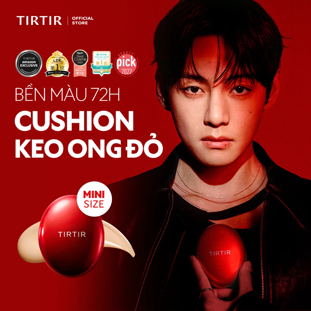 Phấn Nước Tirtir Che Phủ Hoàn Hảo Hiệu Ứng Semi Matte Mask Fit Red Cushion 4.5g