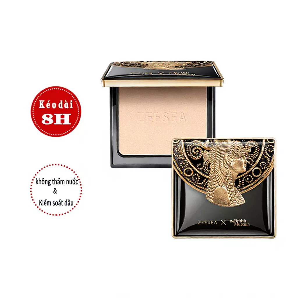 Phấn Phủ Trang Điểm Zeesea Chống Thấm Nước Kiềm Dầu 8g