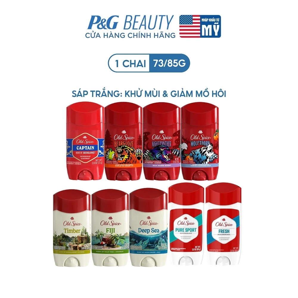 Sáp Khử Mùi & Ngăn Tiết Mồ Hôi Old Spice Anti-Perspirant & Deodorant 73g