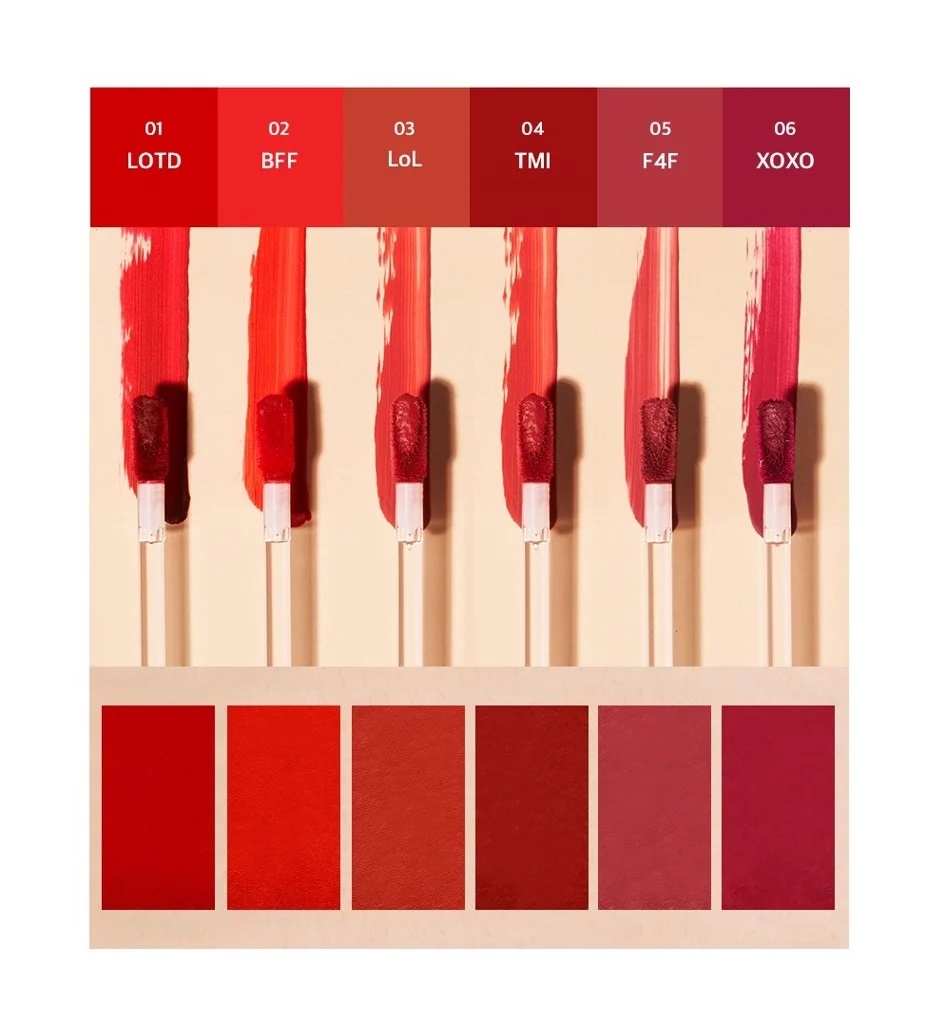 Son Kem Lì Bom OMG Matt Lip Lacquer 4g