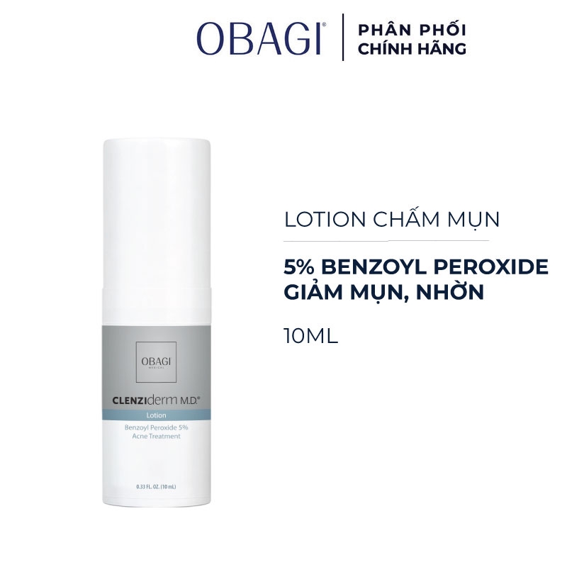 Lotion Chấm Mụn Obagi 5% Benzoyl Peroxide 10ml
