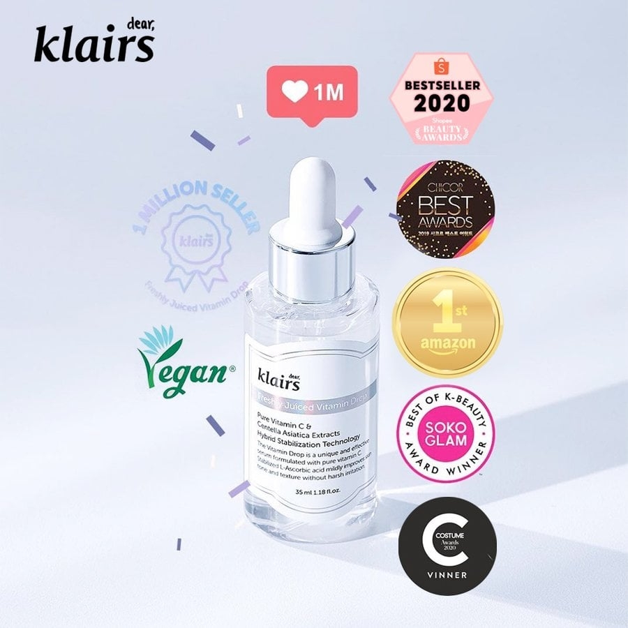 Tinh Chất Dear Klairs Dưỡng Sáng Và Làm Đều Màu Da Freshly Juiced Vitamin Drop 35ml