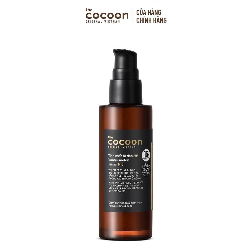 Serum Cocoon Bí Đao N15 Giảm Bóng Nhờn Và Giảm Mụn 70ml