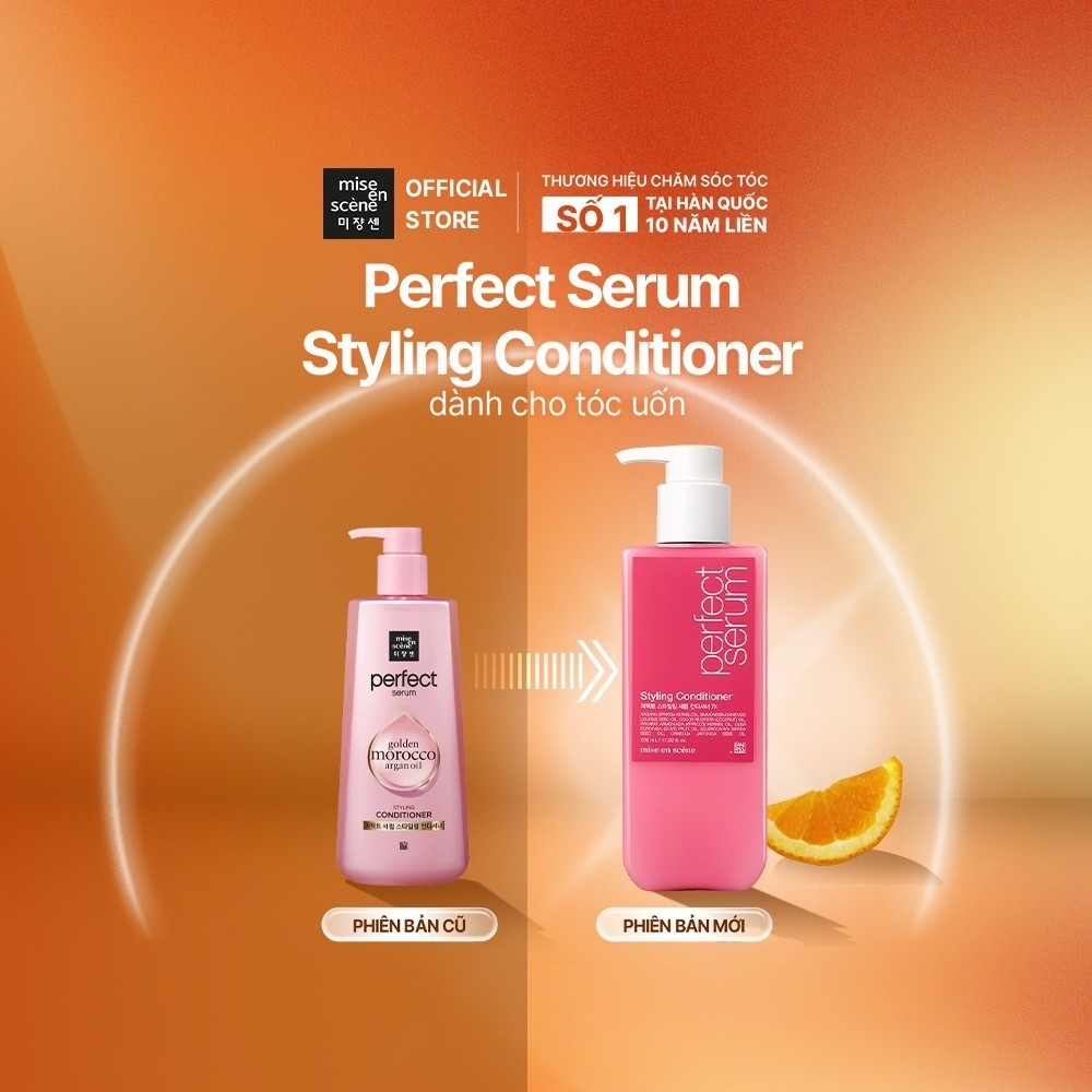 Dầu Xả Mise En Scène Dưỡng Suôn Mượt Cho Tóc Uốn