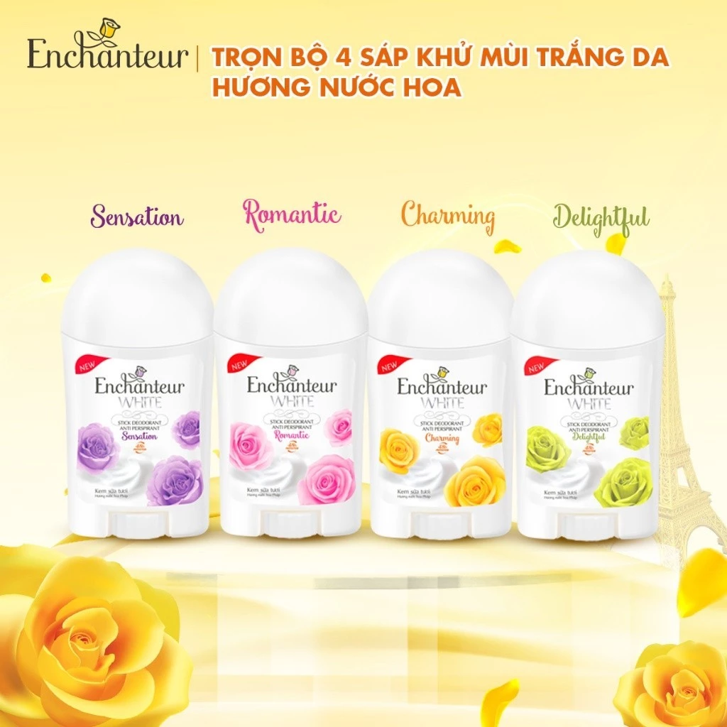 Sáp Khử Mùi Enchanteur Sáng Da 40g