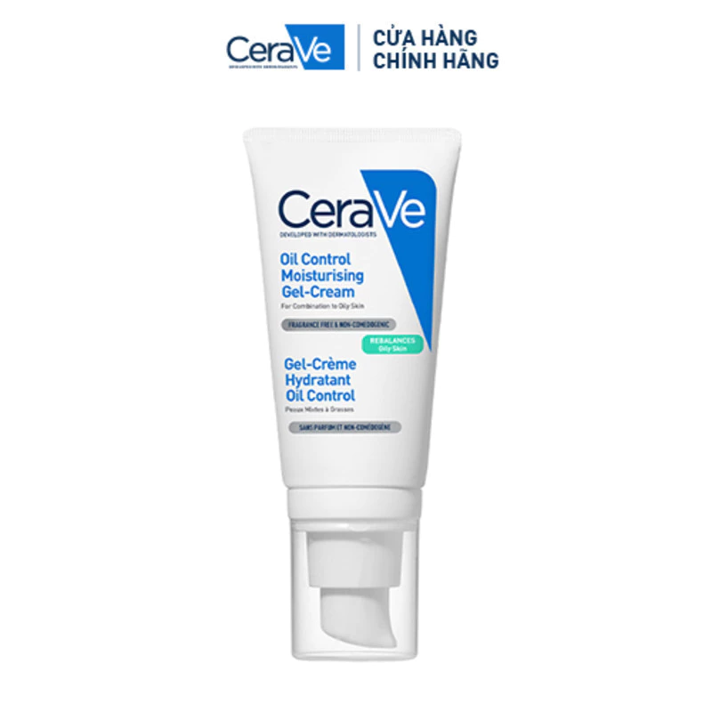 Kem Dưỡng CeraVe Dạng Gel Kiềm Dầu Cho Da Dầu & Hỗn Hợp 52ml