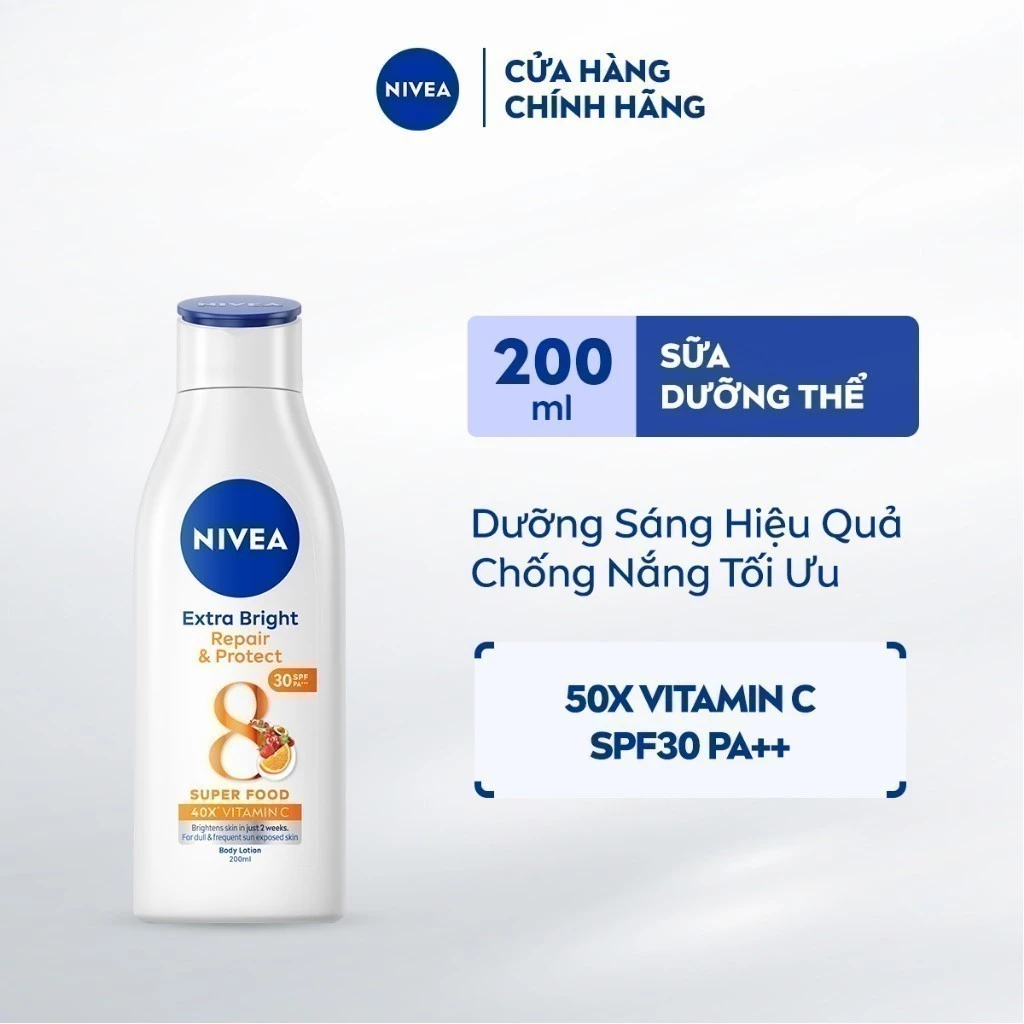 Sữa Dưỡng Thể Nivea Giúp Phục Hồi & Chống Nắng SPF 30