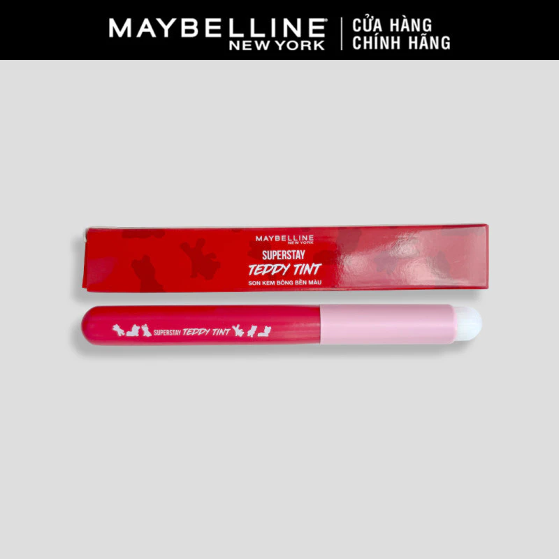 Cọ Trang Điểm Môi Đầu Tròn Chuyên Nghiệp Teddy Tint Maybelline New York (Kèm hộp)